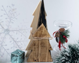 Christmas Trees Simple Wooden Christmas Tree Decoration