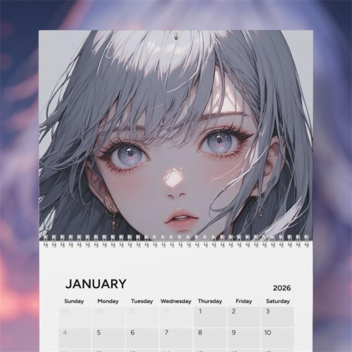 Hot Anime Girl Calendar - Etsy