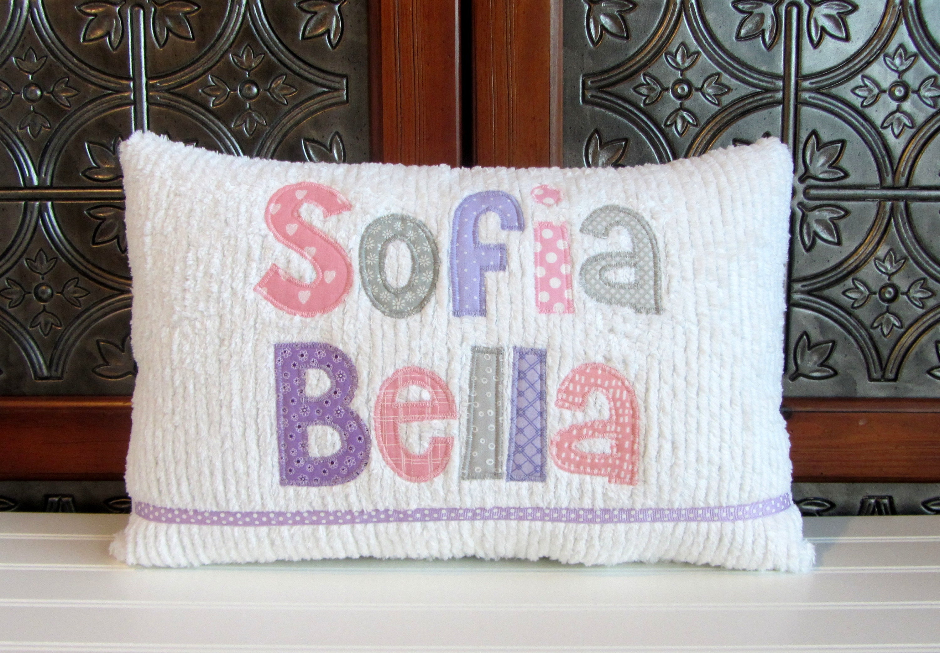Personalized Name Pillow for Baby Girl Toddler Name Pillow Etsy