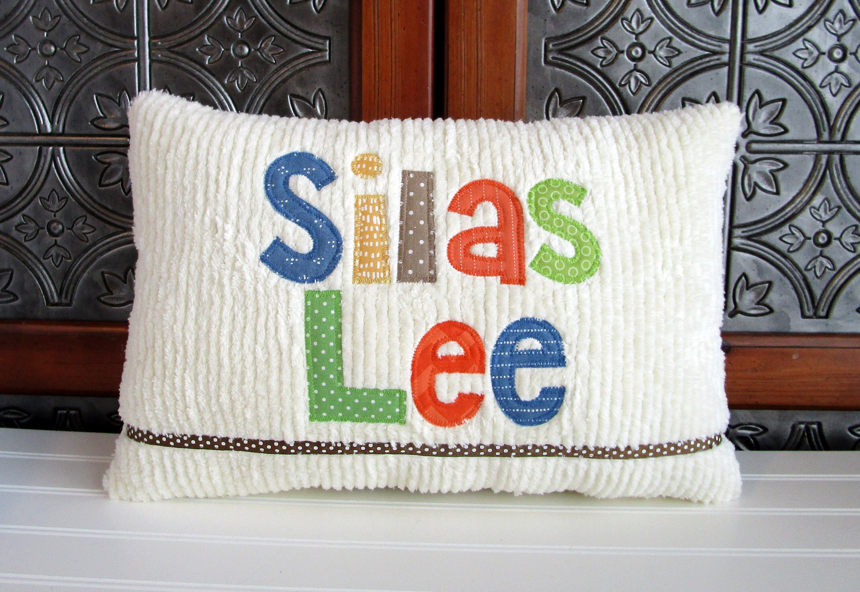 Personalized Name Pillow for Baby Boy Toddler Name Pillow Etsy