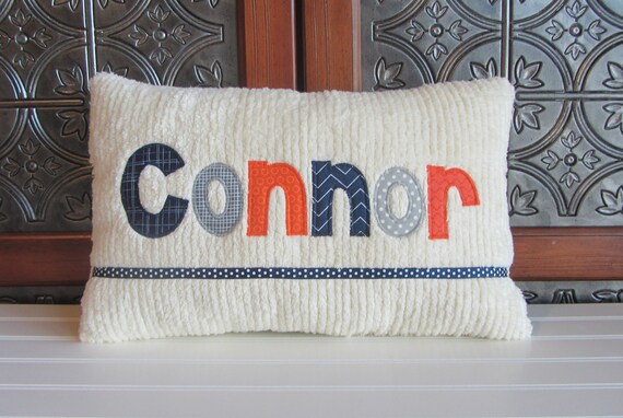 Personalized Boy Pillow Name Pillow Baby Name Pillow Baby Etsy