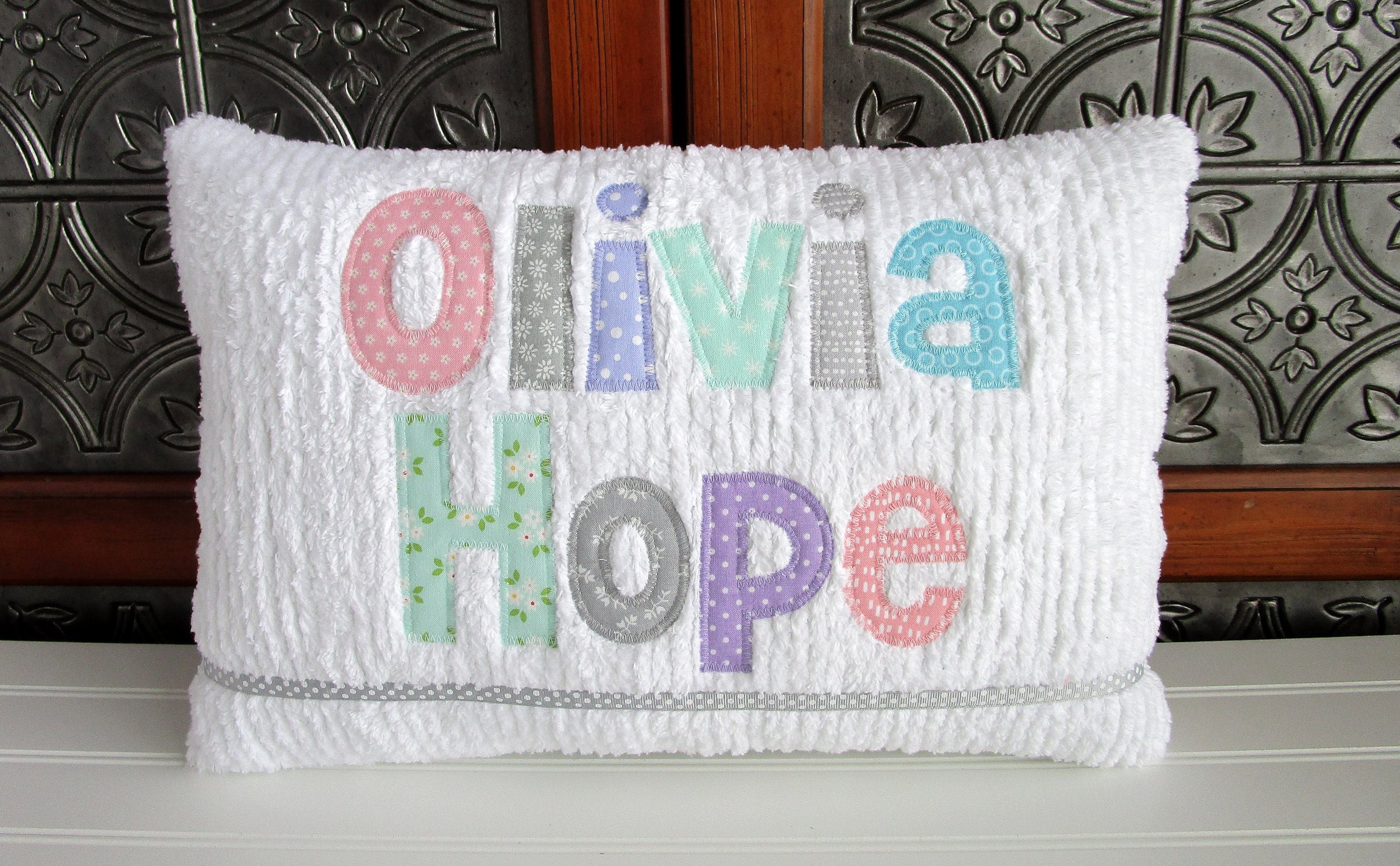 Personalized Name Pillow for Baby Girl Toddler Name Pillow Etsy