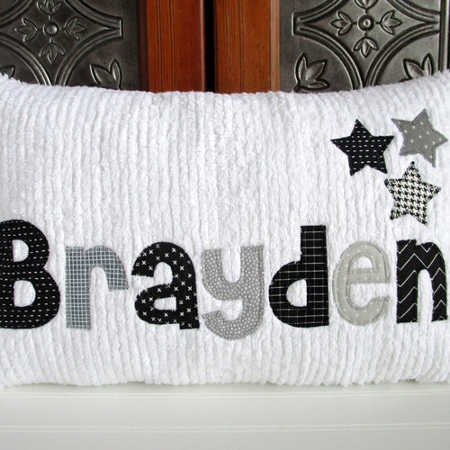 Personalized Baby Pillow Nursery Pillow Name Pillow Baby Etsy