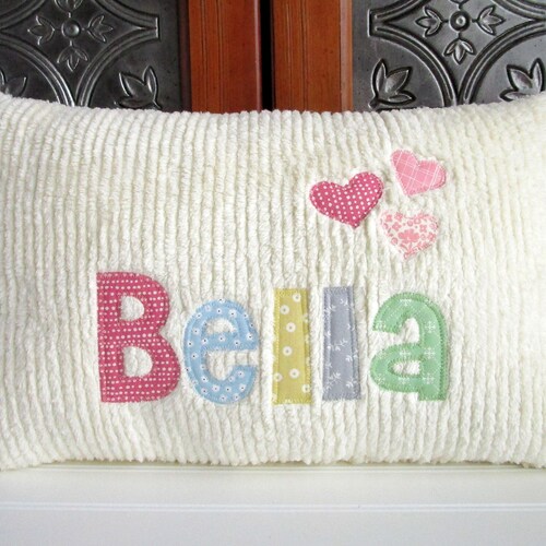 Personalized Name Lumbar Pillow Etsy