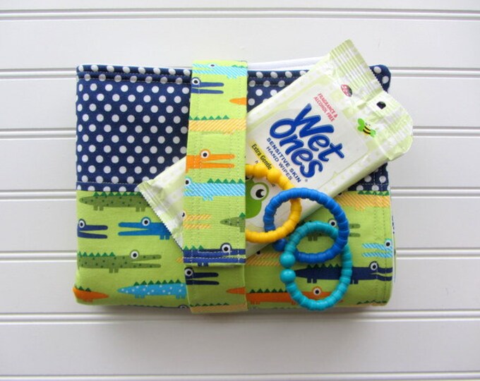 Alligator Changing Pad Baby Boy Changing Mat Waterproof PUL Etsy