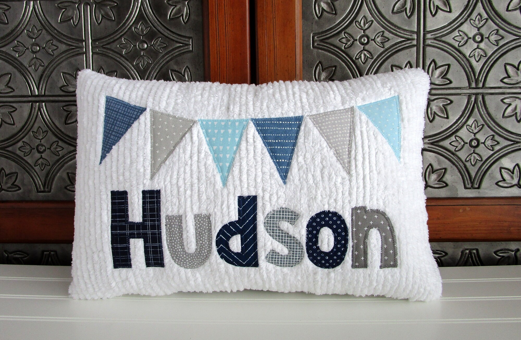 Personalized Boy Name Pillow Baby Boy Personalized Gift Etsy