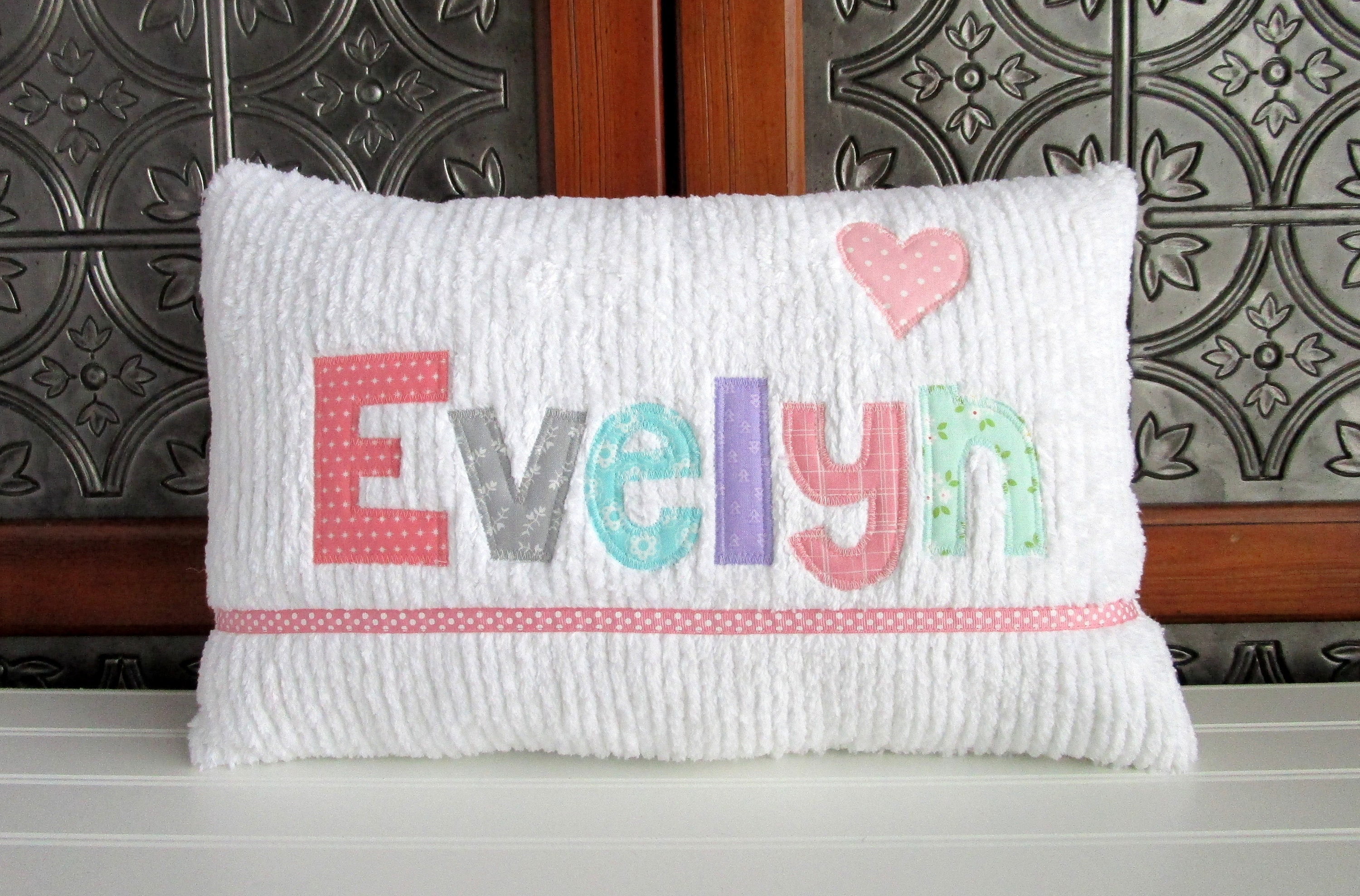 Personalized Baby Girl Name Pillow Baby Name Pillow Name Etsy