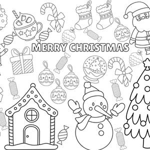 Festive Fun for Kids: Printable Christmas Coloring Page for Kids ...