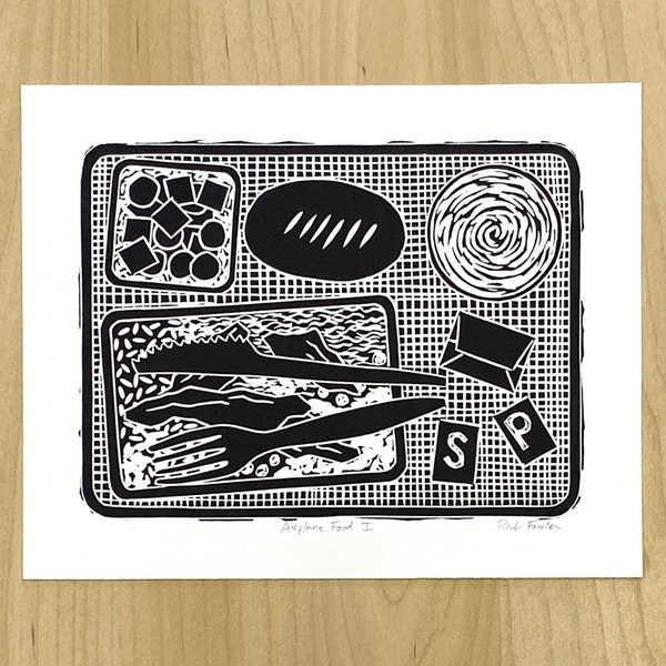 Linoleum Block Print - Etsy