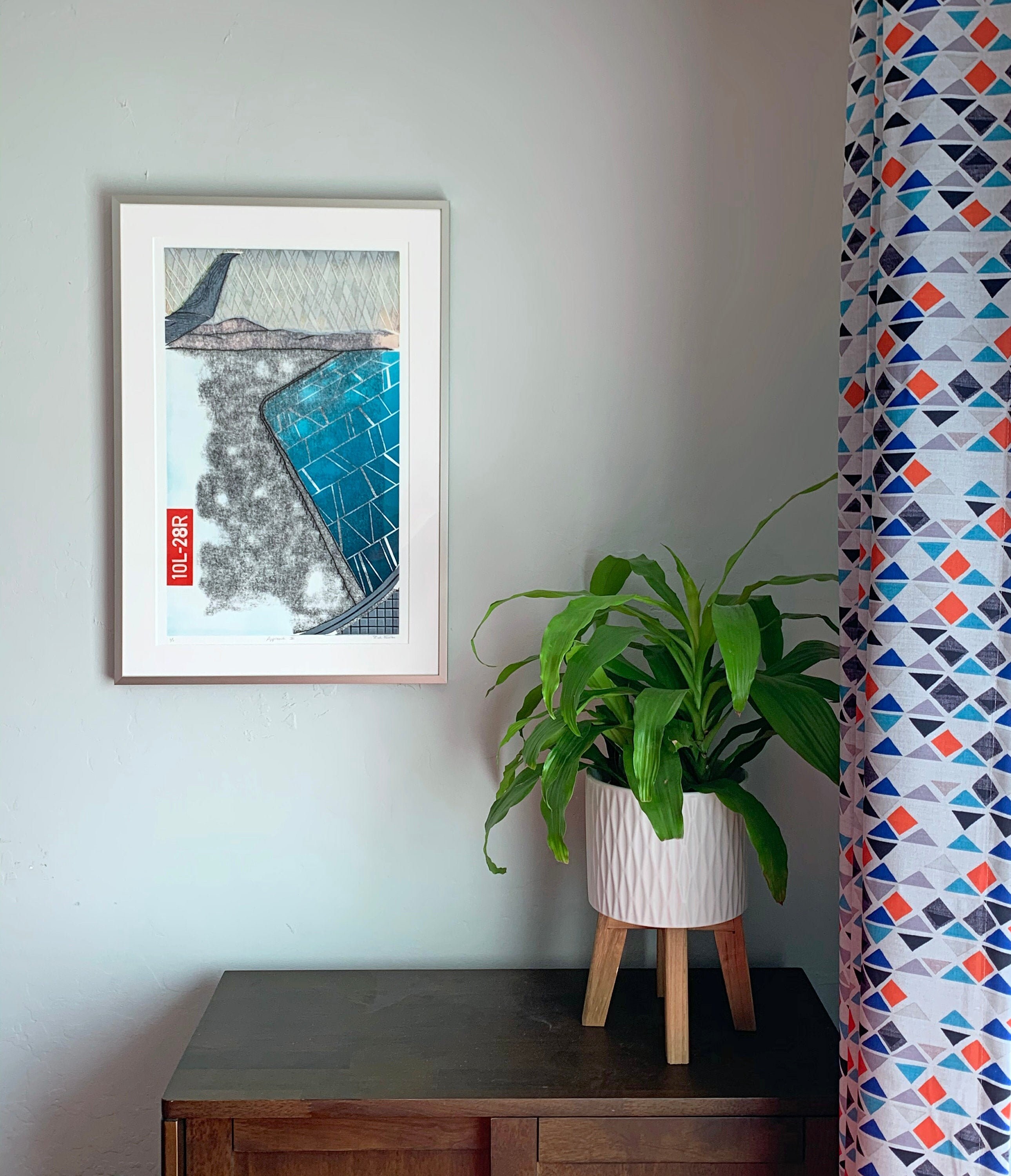 Bay Area Art San Francisco Wall Art Large Linocut Print Etsy
