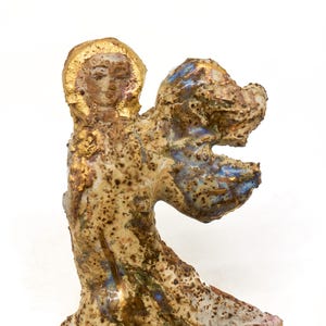 Pila de agua bendita, regalos católicos, arte católico, decoración católica para el hogar, decoración católica para la pared, santos católicos, madre católica, mamá católica imagen 2