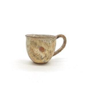 Taza de café de cerámica hecha a mano: taza de cerámica de gres, regalo rústico para papá, abuelo o amigo.