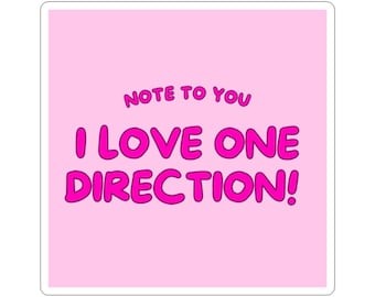 One Direction Merch, One Direction Kiss-Cut Stickers, Band Merch, Laptop Stickers, Music Fan Gift, Directioner Stickers, Scrapbook Supplies