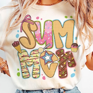 Adretter Sommer Png, Eis Png, Florales Sommerhemd Png, Eistüte Tropfenfänger, Mädchen Reise Png, Kokett Sommer PNG, Girly Sommer Png Sommer