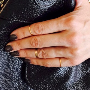 925 Silver Stacking Rings, Midi, Stackers, 27 Styles, Made In USA To Any Size - UK