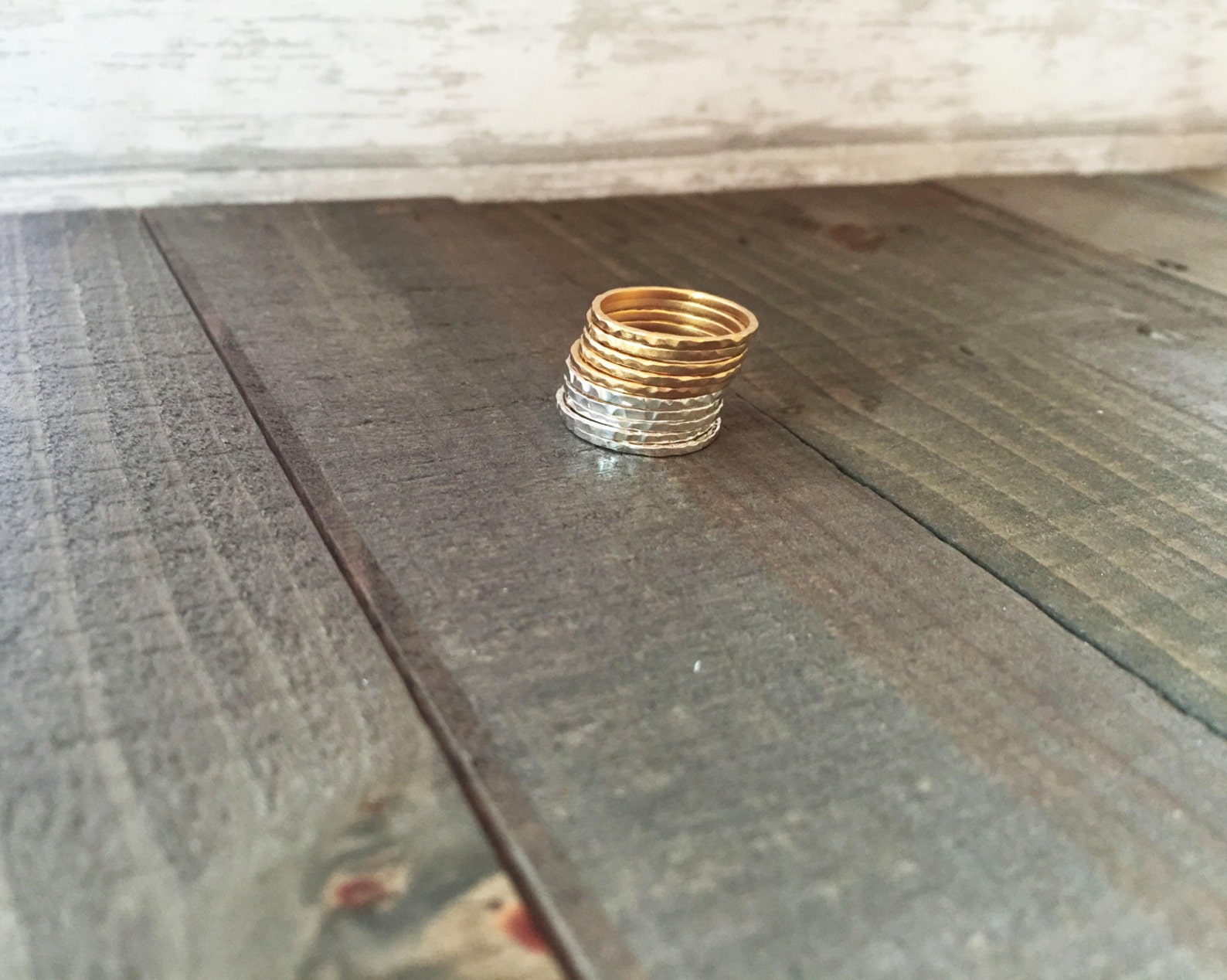 Gold Stacking Knuckle Midi Ring Sterling Silver Stacking Midi Knuckle ...