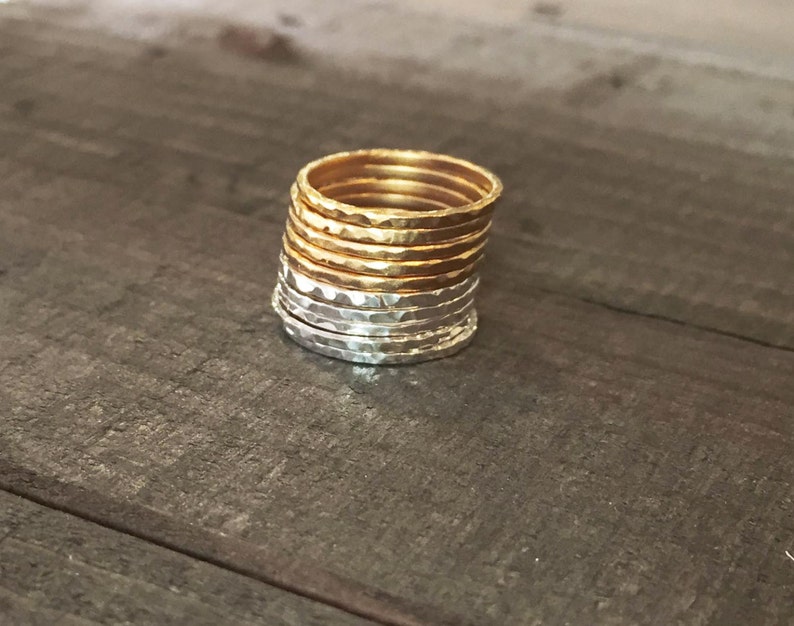 Gold Stacking Knuckle Midi Ring Sterling Silver Stacking Midi Knuckle ...