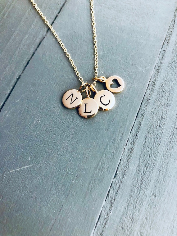 Collana Personalizzata Con Nome E Iniziali Per Donna - Gioiello Regalo Per Mamma, Amica In Oro O Argento