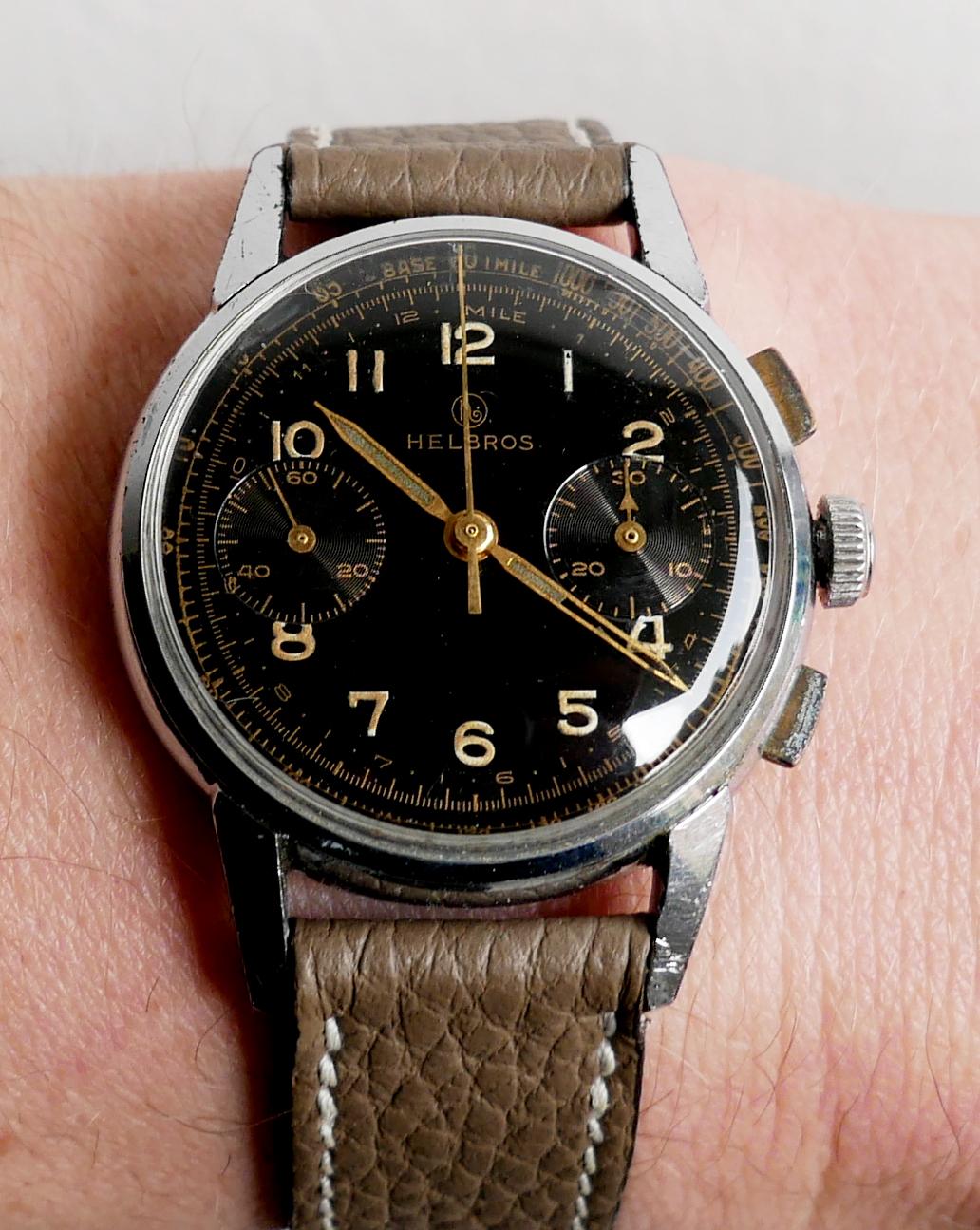 Helbros Chronograph Military Venus 188 - Etsy