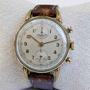 OFAIR chronograph valjoux 77 rare 1950s