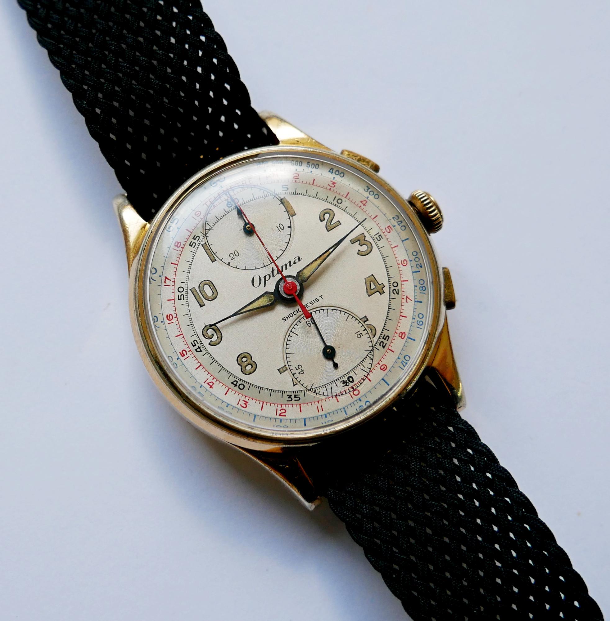 Optima Chronograph Venus 170 - Etsy