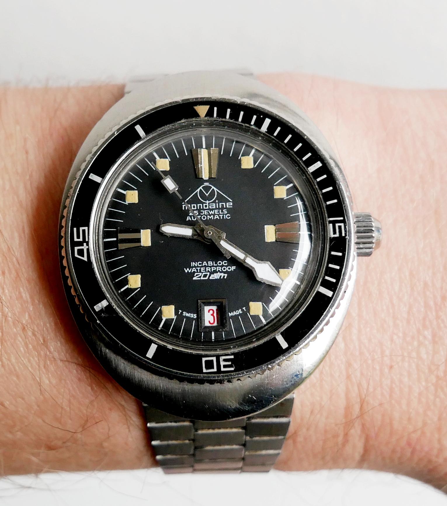 Mondaine Diver 20 ATM Automatic Screw Crown - Etsy