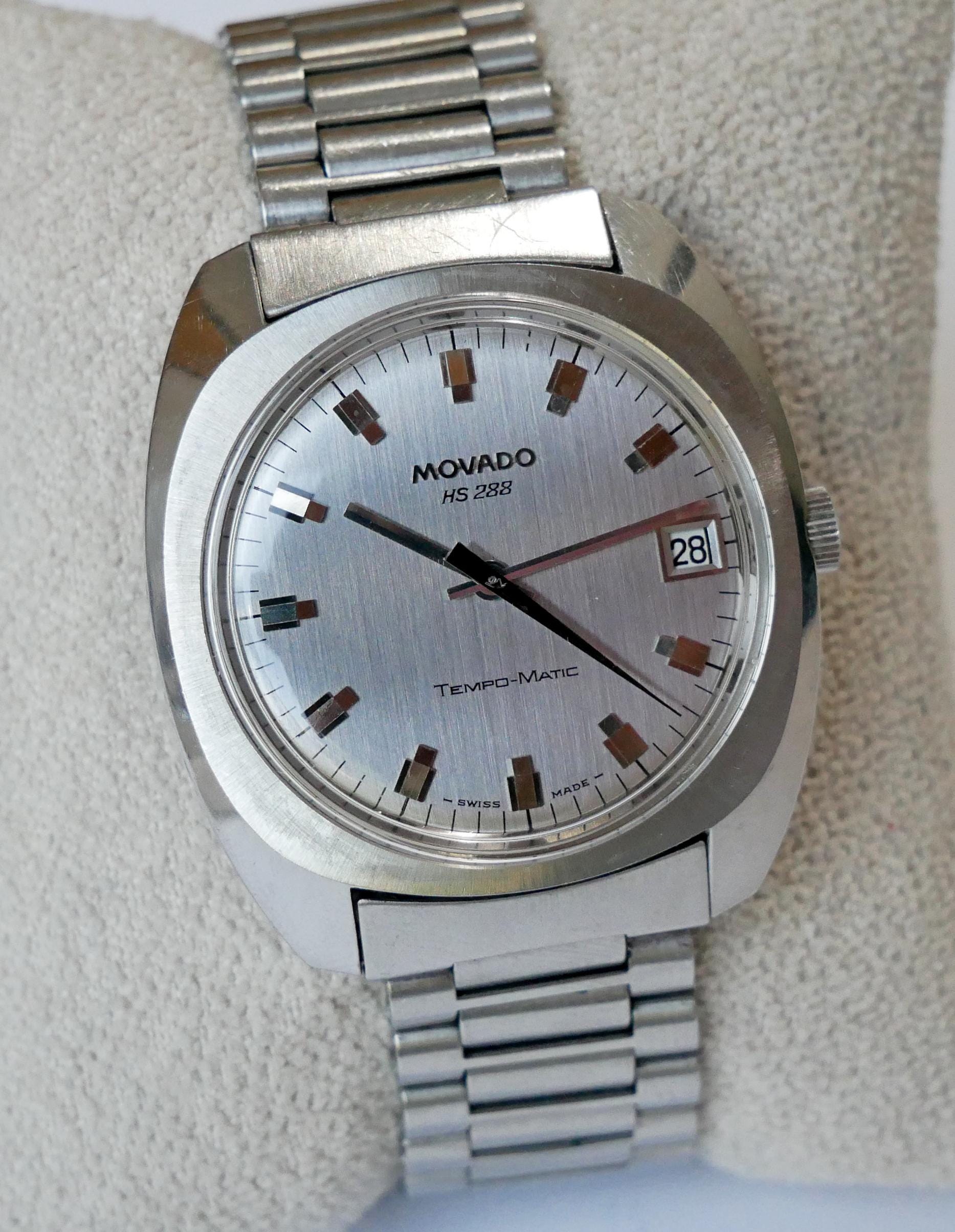 Movado HS 288 Tempo Matic Automatic Rare (zenith) - Etsy