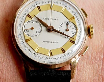 Ancre Chronograph Landeron 148 NOS
