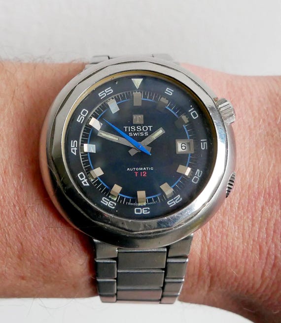 Tissot T12 Super Compressor Ufo Rare Bezel - Etsy
