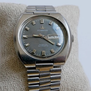 Dugena Tropica automatic dark gray dial cal. Dugena 3338