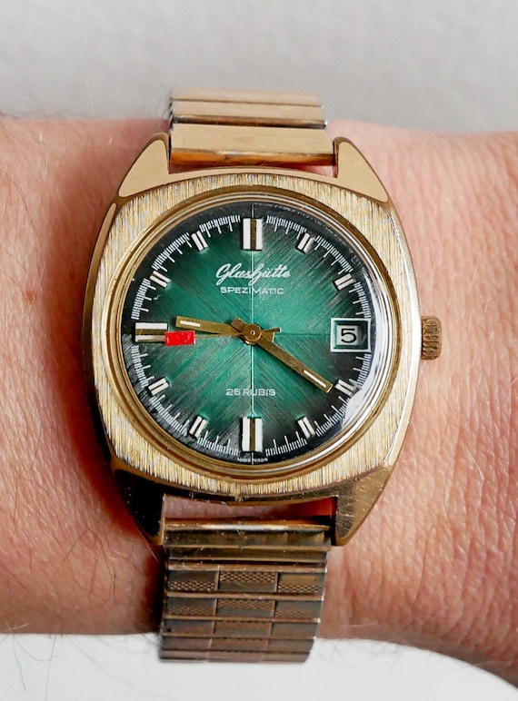 Analog GlashÃ¼tte Ddr Uhr Glashutte Spezimatic Werksverkauf Uhren