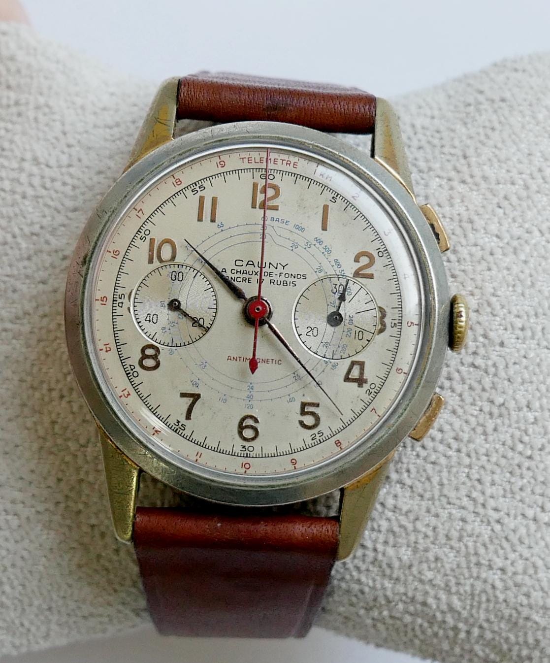 Partie De Mouvement De Montre Landeron 48 - Référence 404, Par Ebauche SA, Neuf Sans étiquette