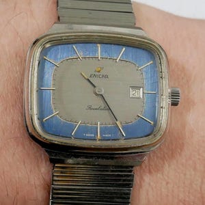 Montre De Poche Vintage ENICAR Art Déco Vers 1930 - Rare, à Restaurer, Automatique