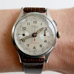 Tollet chronograph landeron 51 watch