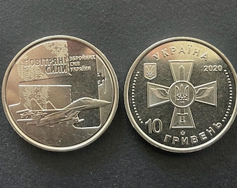 10 Hryvnia Coin 2020 – Air Forces of Ukraine – Military Commemorative Coin