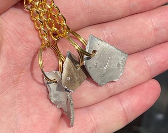 Authentic War Relic Keychain • Real Missile Fragment from Ukraine • Military History Gift