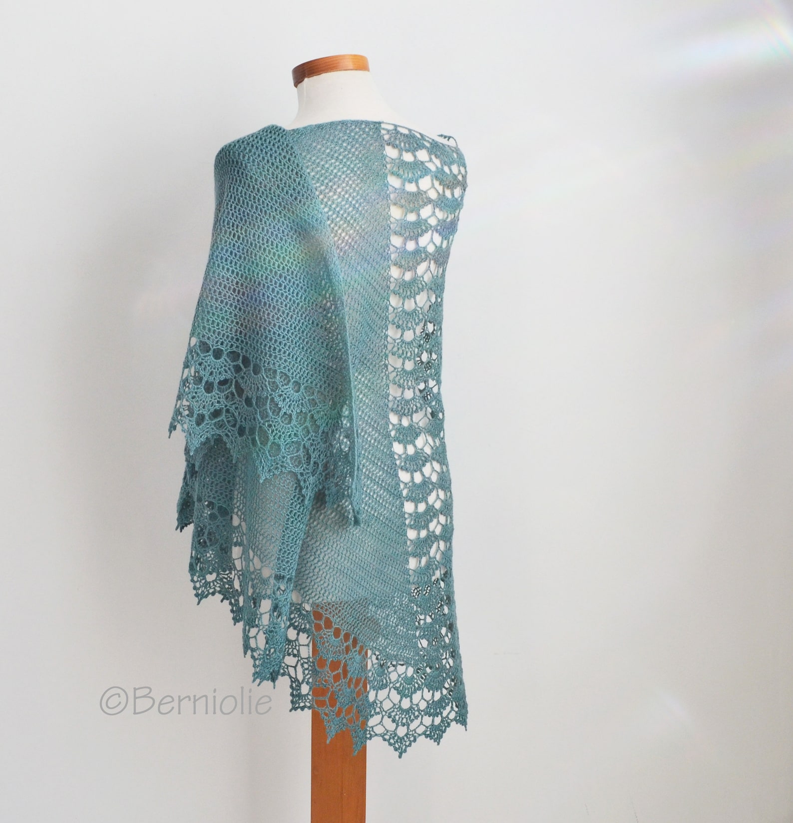 Crochet Shawl Pattern SPRING Lace Crochet Wrap Crochet - Etsy