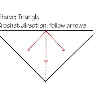 Crochet shawl pattern VICTORIA, lace crochet shawl wrap pattern, triangle scarf, INSTANT DOWNLOAD, pdf image 2