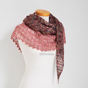 Crochet shawl pattern - WENDE, INSTANT DOWNLOAD, pdf