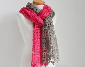 Crochet shawl pattern - SAGE, INSTANT DOWNLOAD, pdf