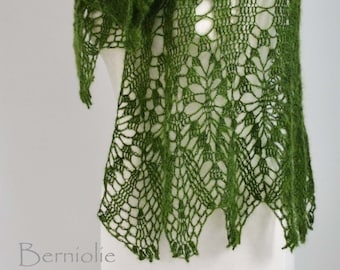 Crochet shawl pattern - JADIRA, INSTANT DOWNLOAD, pdf