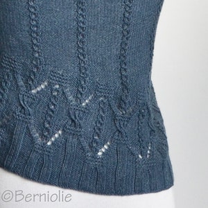 Knitted shawl pattern - VERONA,  INSTANT DOWNLOAD, pdf