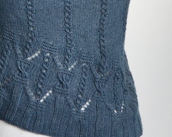 Knitted shawl pattern - VERONA,  INSTANT DOWNLOAD, pdf