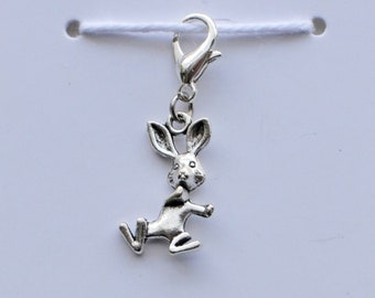 Maschenmarkierer, Maschenmarkierer, kleiner Hase, Charms Geschenk für Häklerinnen, Strickzeug