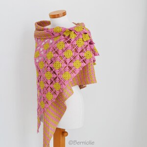 Crochet shawl pattern - RAE, INSTANT DOWNLOAD, pdf