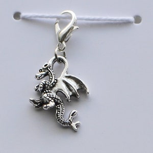 Stitch marker, progress keeper, Dragon, charms gift for crocheter, knitting gift pendant