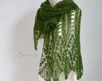 Crochet shawl pattern - JADIRA, INSTANT DOWNLOAD, pdf