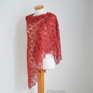 Crochet shawl pattern LAUREN, INSTANT DOWNLOAD, pdf image 5