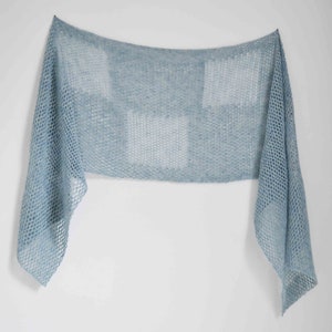 Crochet shawl pattern - ARTE, lace crochet rectangle scarf, summer shawl, INSTANT DOWNLOAD, pdf