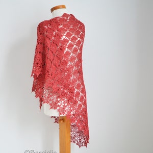 Crochet shawl pattern LAUREN, INSTANT DOWNLOAD, pdf image 6